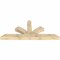 Ekena Millwork Richland Rough Sawn Timber Gable Bracket, Douglas Fir, 84"W x 35"H x 6"D x 6"F, 10/12 Pitch GBW084X35X0606RIC00RDF - alternate 2